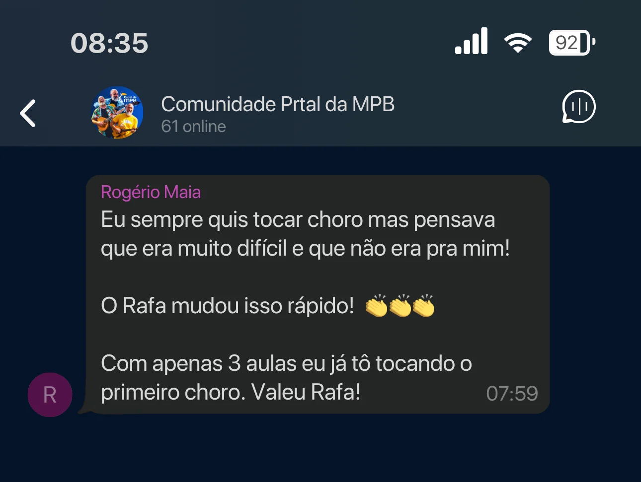 Feedback de Aluno 4